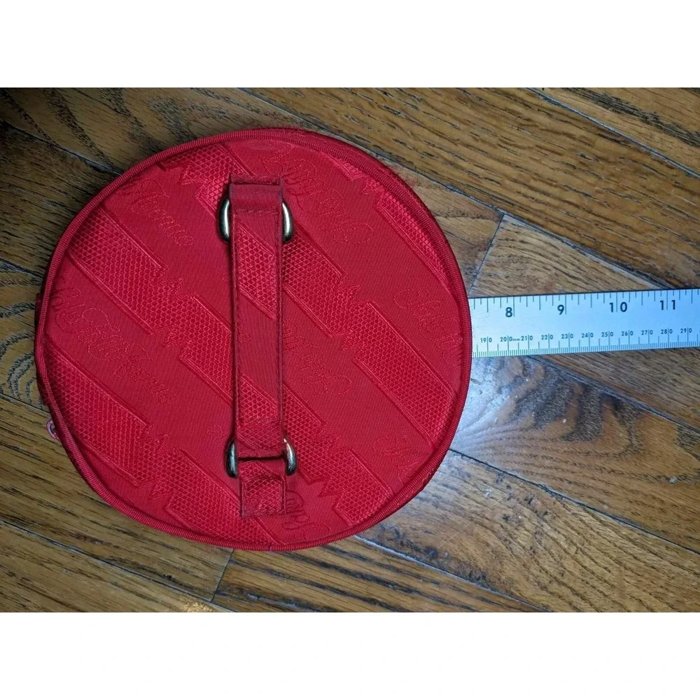 SAKS FIFTH AVENUE Cosmetics Bag Makeup Travel Pouch Red Multi‎ Pocket